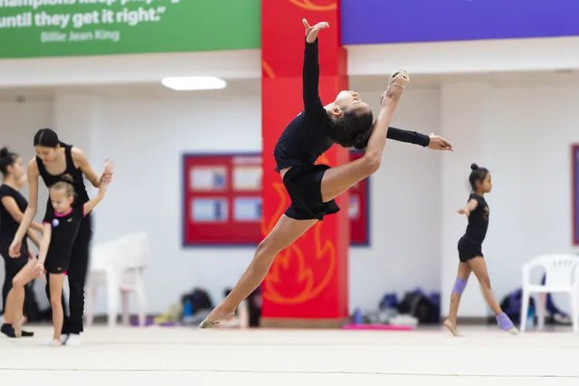 Training takes energy: a gymnast needs to eat well before and after class