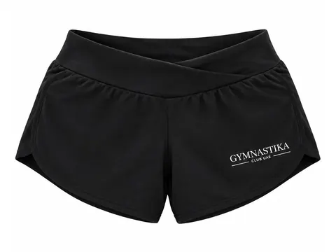 Classic Shorts — Black · Front